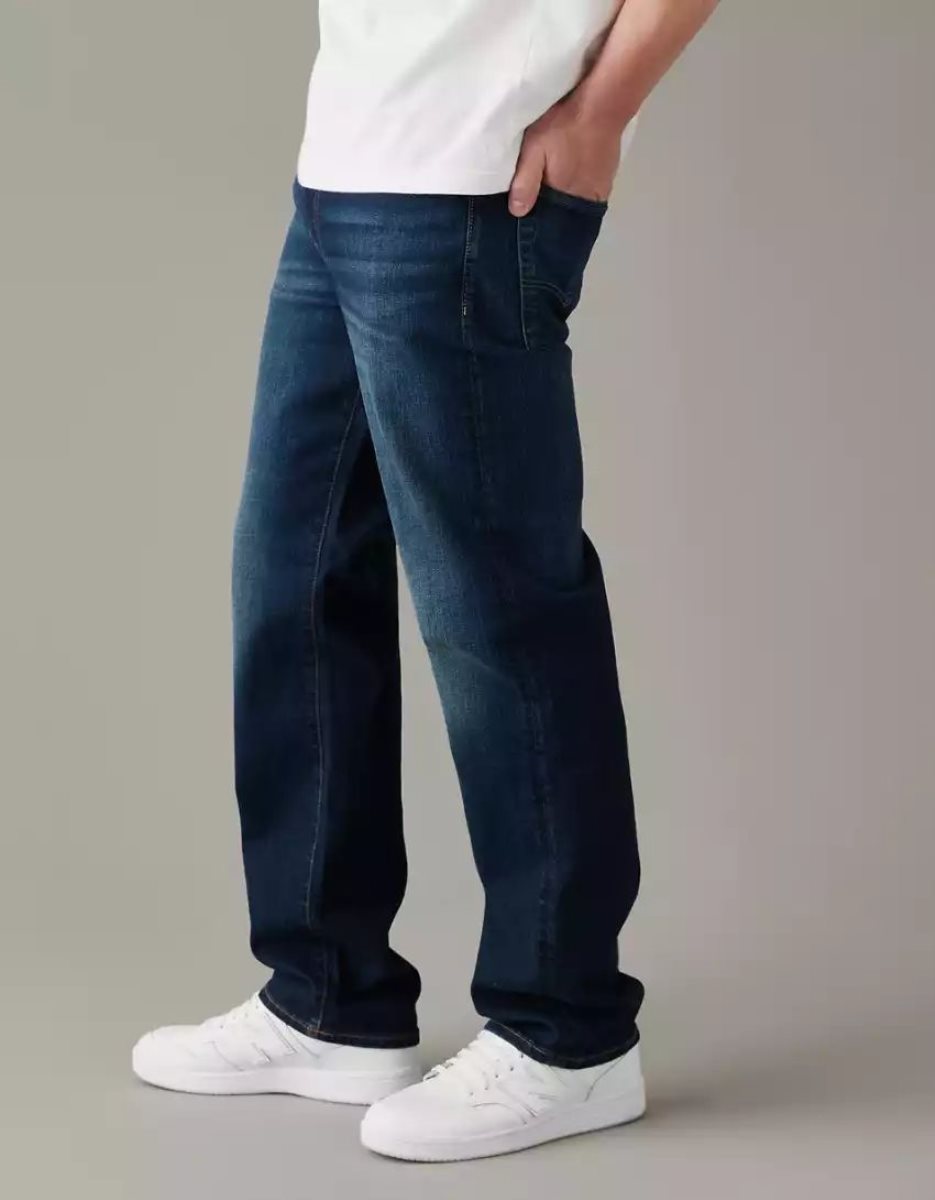 Jean American Eagle AE AirFlexRelaxed Droit Multicolore Homme | MKJ-56951620